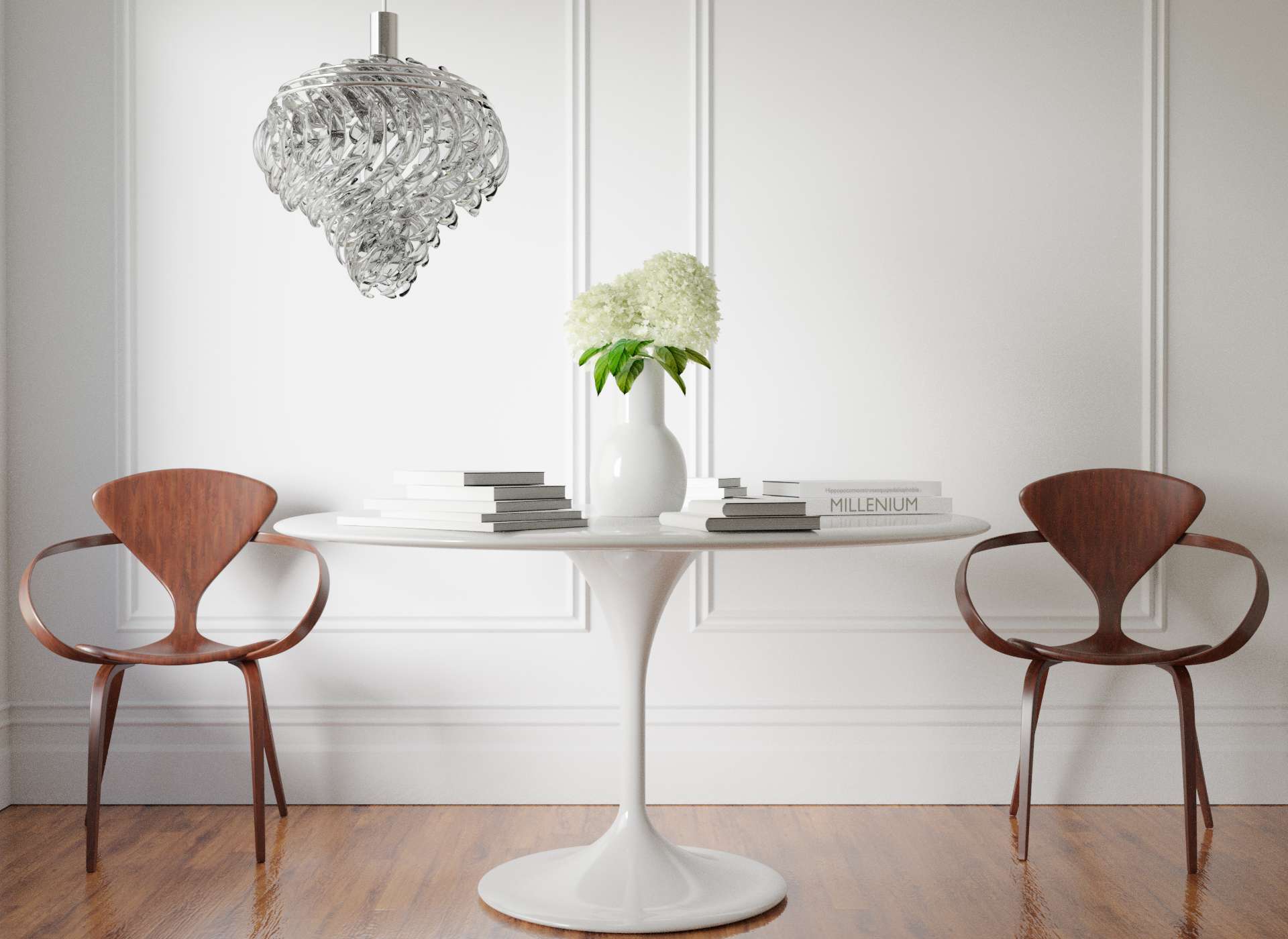 Minimal Table and Chairs Klein Visual Exceptional Designs